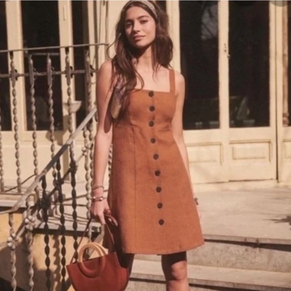 Sézane Jade Dress size 38 Very EUC